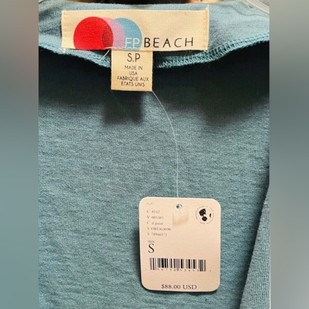 NWT FREE PEOPLE Oversized Beach Luisa Pocket Midi Dress - Picture 4 of 6